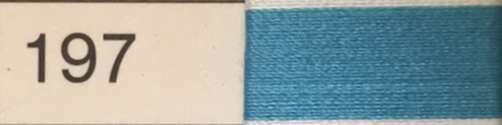 Box Silk Buttonhole Twist 10 x 10m COL 197 - BLUE