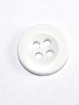 23 Line Fly Buttons for Trousers White