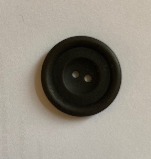 Real Horn Button 35L/22mm Col Black