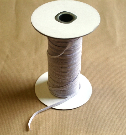 1 metre 8 Cord Elastic 6mm OFF WHITE - Click Image to Close