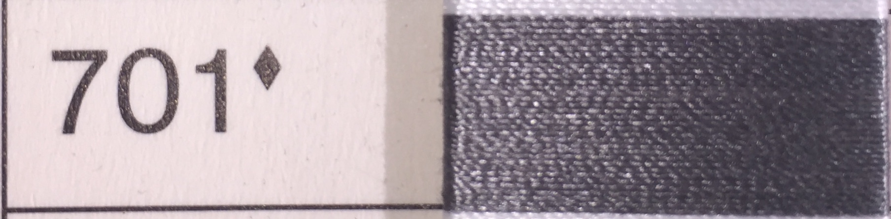 Box Silk Buttonhole Twist 10 x 10m COL 701 - GREY - Click Image to Close