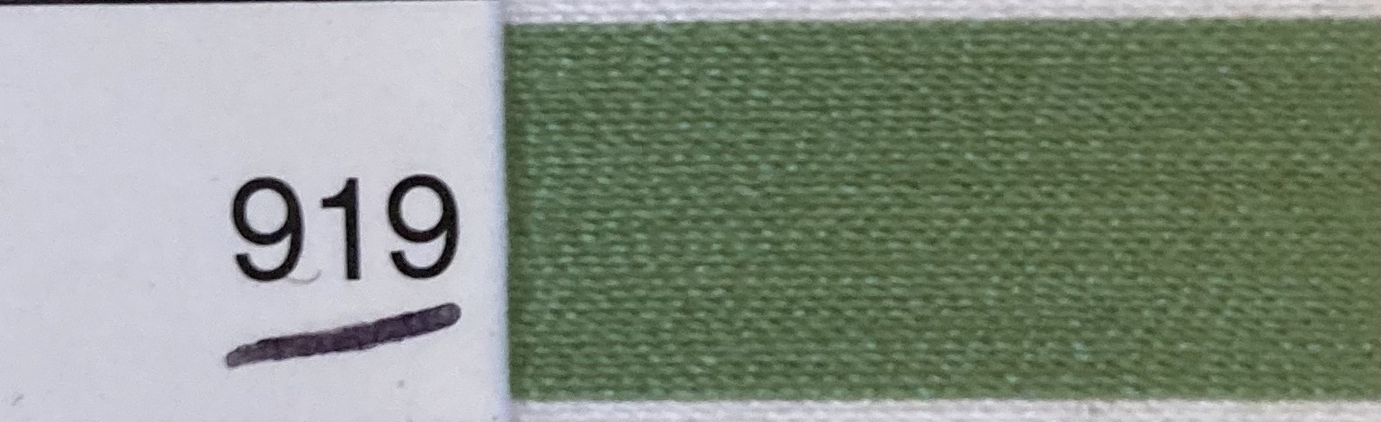 Box Silk Buttonhole Twist 10 x 10m COL 919 - GREEN