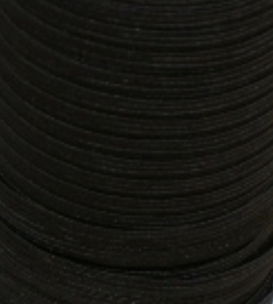 metre of Black Collar Canvas