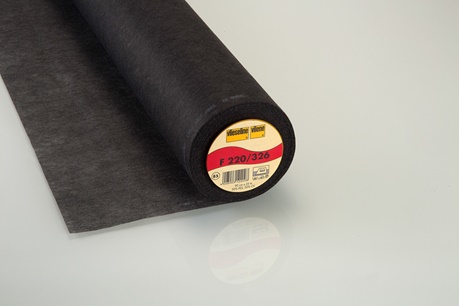 F220/326 Charcoal Medium Weight Non woven by the metre
