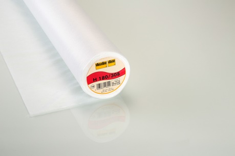 H180/10 (308) White Lightweight Non-woven by the metre - Click Image to Close