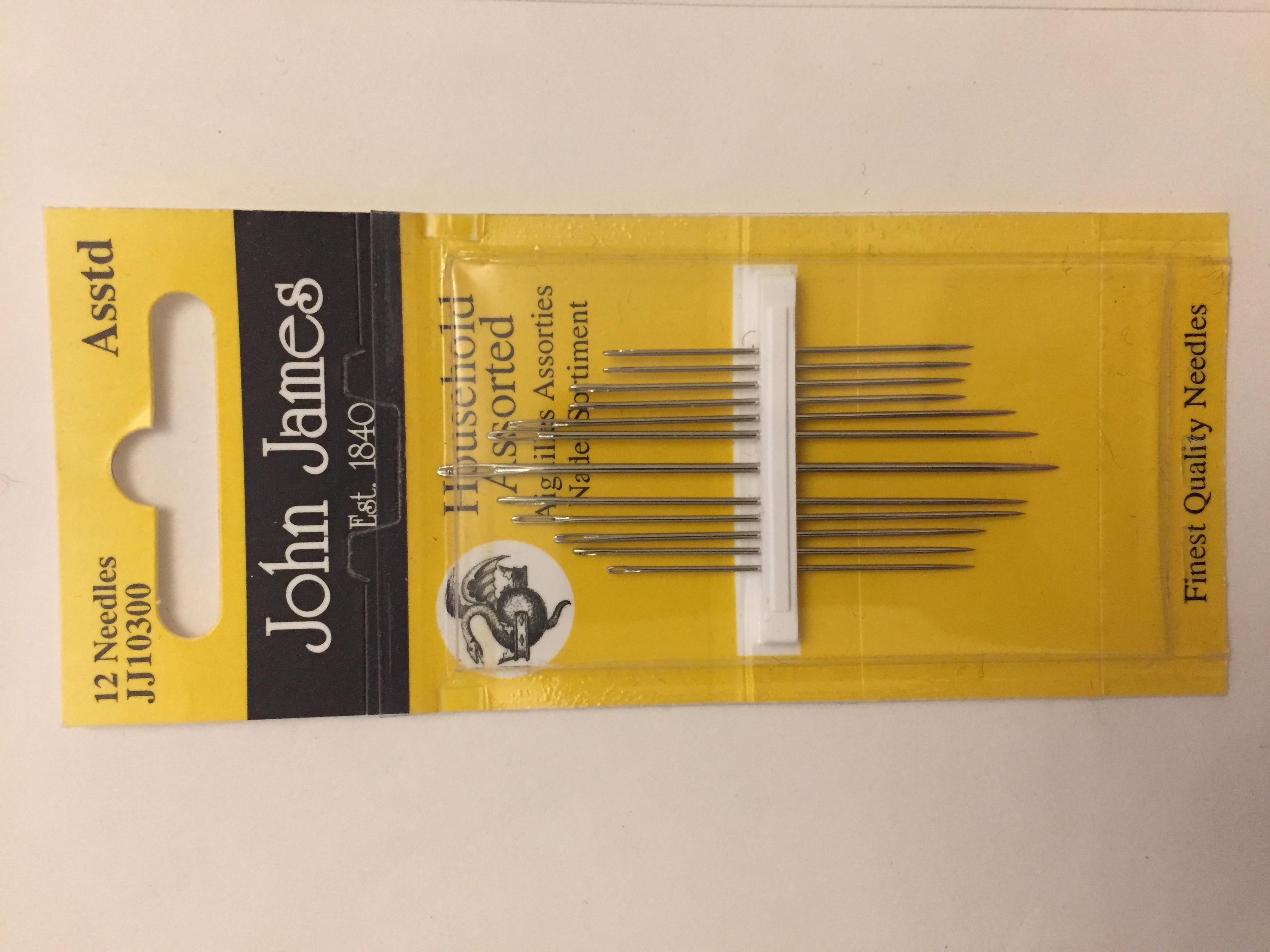 John James Assorted Household Needles - Click Image to Close