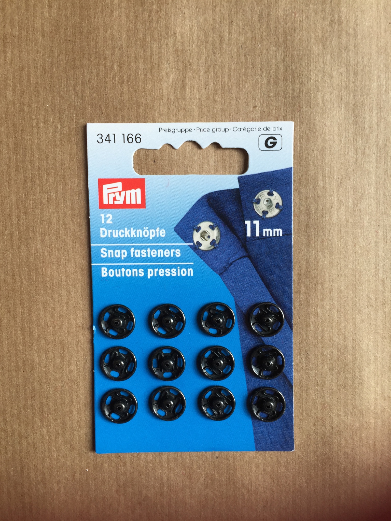 Snap Fasteners Black