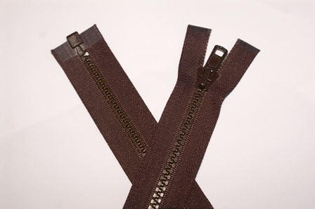 66cms/26" Open-Ended Chunky Vislon Zip - Click Image to Close