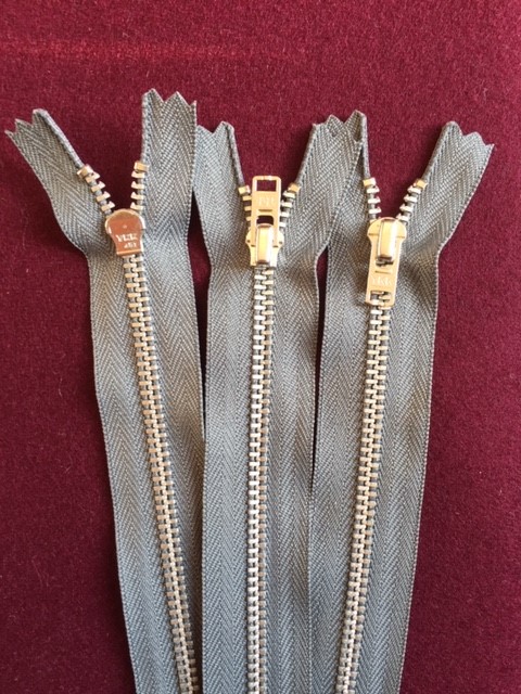 Straight Metal Zips 25cms/10"