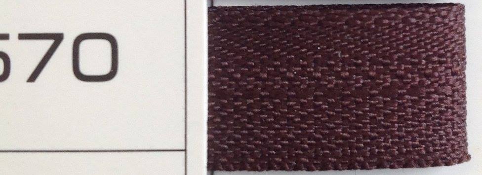 YKK Concealed Nylon Zip 56cms/22" Brown (570)